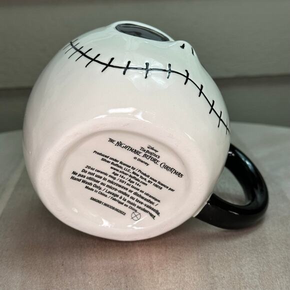 The Nightmare Before Christmas Jack Sculpted Head Ceramic 22 Oz. Mug New in Box - Picture 9 of 16